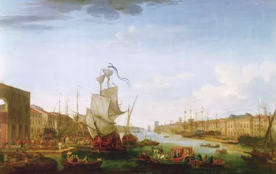 Embarquement du corps expéditionnaire pour Minorque, 26 mai 1756